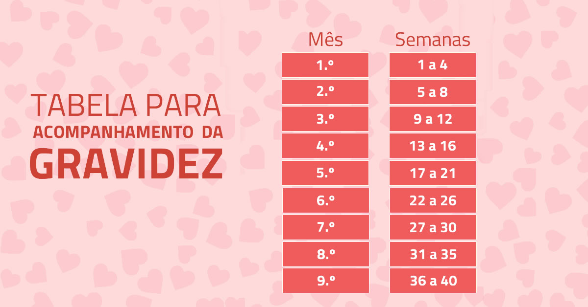 Tabela Gestacional